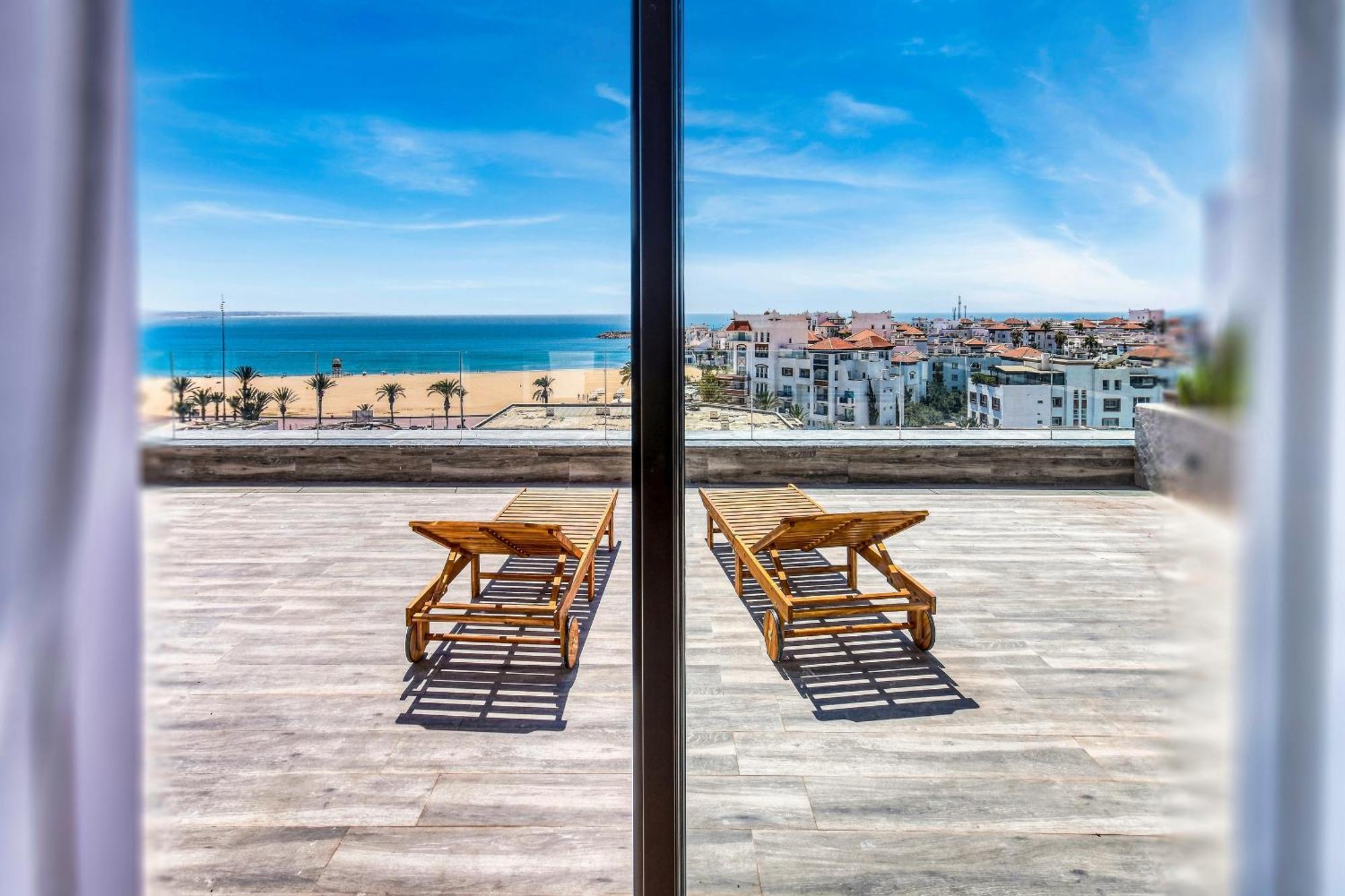 Luxury Seafront Appartement 6-7P Agadir Exterior foto