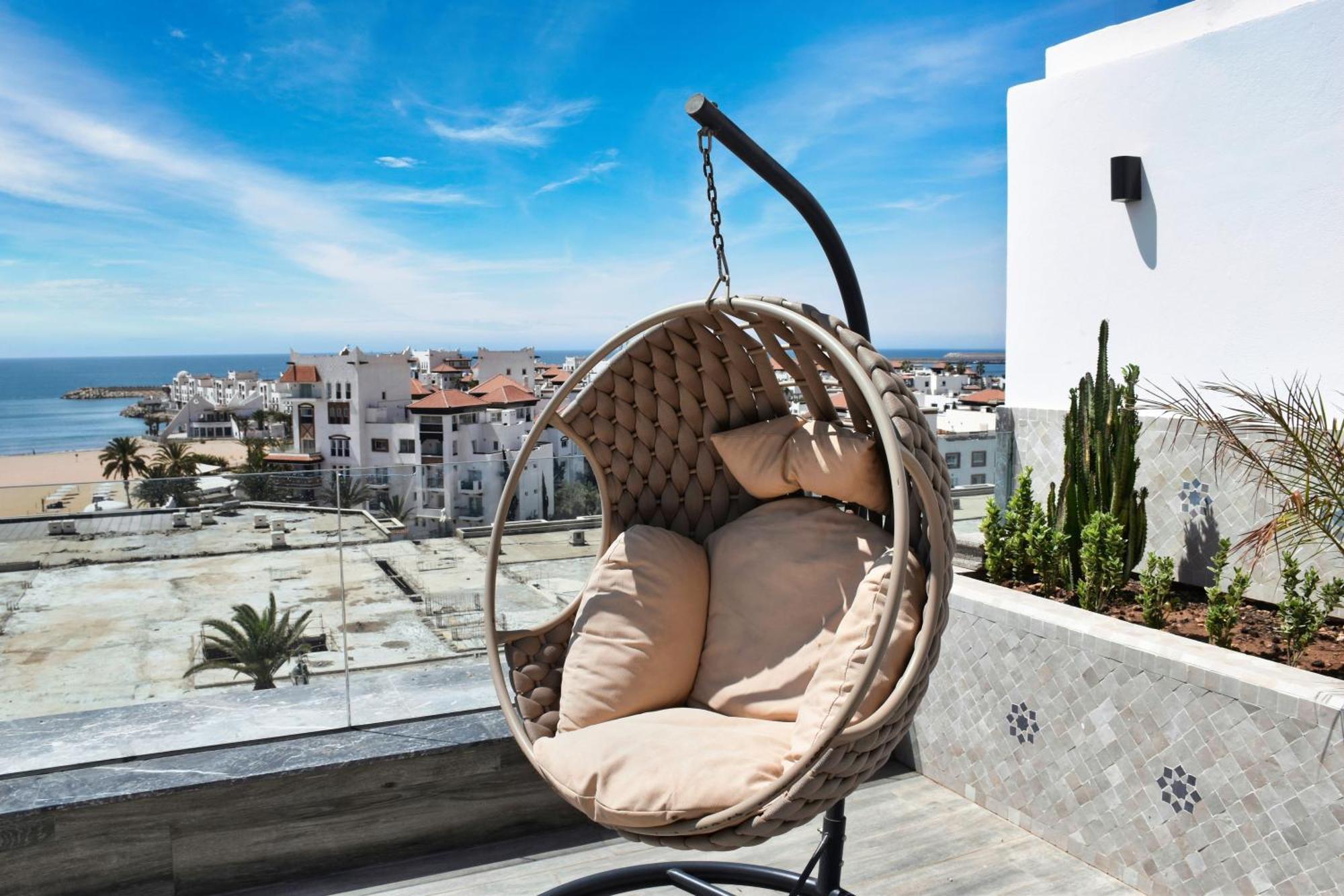 Luxury Seafront Appartement 6-7P Agadir Exterior foto